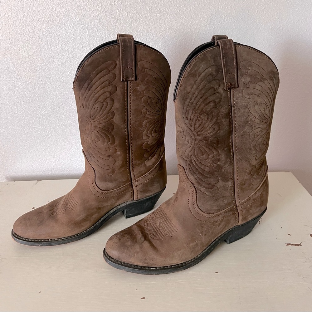 Masterson cowboy boots. Mid shaft. tan/brown. Size 8.5